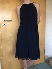 Marie Lund Cocktail-Kleid Abschlussball Konfirmation Jugendweihe Gr. 34 blau NEU