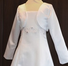 Kleid +/- Jacke 128  134 140  Kommunionkleid Kommunionskleid Reifrock neu LERA