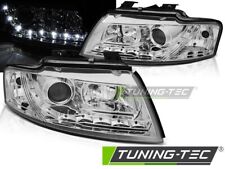 Audi A4 8E B6 Cabrio Scheinwerfer Bj.02-2006 Chrom LED Tagfahrlicht Optik