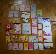 Vintage / Diddl Sammlung / 36 Blöcke / Briefpapier / Käsekästchen-Spiel