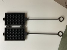 Altes Gusseisen-Waffeleisen