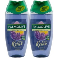 Palmolive Duschgel SUNSET RELAX 2 x 250ml Lavendel Duft 95% natürlichen Ursprung
