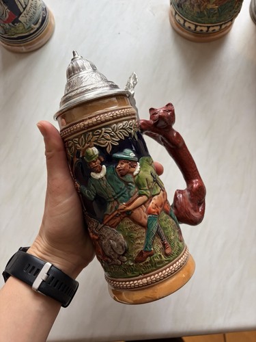 Zinnkrug bierkrug vintage - zinnkrug,