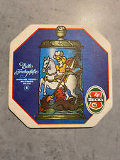 Bierdeckel Coaster Becks Edle Trinkgefäße Nr. 4 Ansbacher Fayence-Walzen #1024#