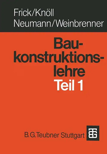 Baukonstruktionslehre teil - teil, 1