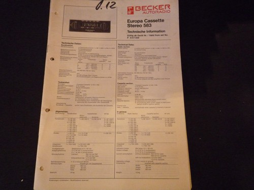 Original service manual - original,
