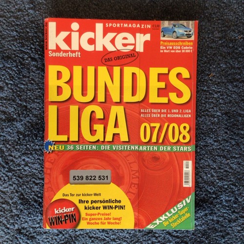 Kicker sonderheft bundesliga - -,