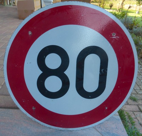 Altes verkehrsschild schild - altes,