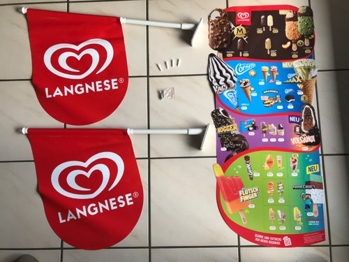 Langnese fahnen flaggen eis - langnese,