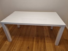 Esszimmertisch Esstisch Hochglanz Weiß 160 cm x 90 cm × 75 cm