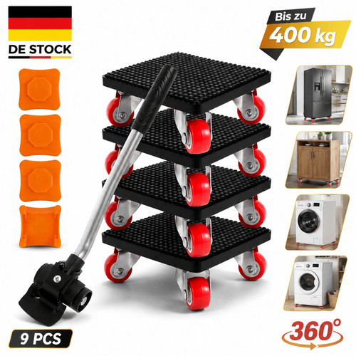 Möbel transportroller set - transportroller, 4