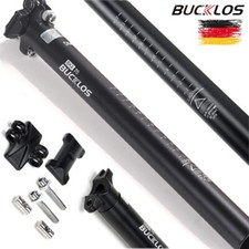 MTB Fahrrad Sattelstütze 27,2/28.6/30.8/31,6 x 350/400mm Aluminium Sattelstange