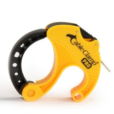 Cable Clamp® Pro Kabelklammer bis Ø 50 mm, mittel, gelb, 5 Stück, Kabelbinder