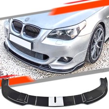 Für BMW 5er M-Sport E60 E61 Glänz Schwarz Frontstoßstange Spoiler Lippe Kit