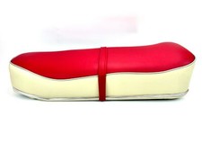 Sitzbank rot/creme passend