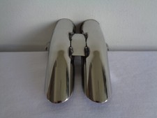 Auspuff Doppel Endrohr Rostfrei für Mercedes W107 SL SLC, W126, W124, W201