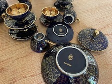 Mokkaservice und Bonbonnieren Echt Kobalt Bavaria