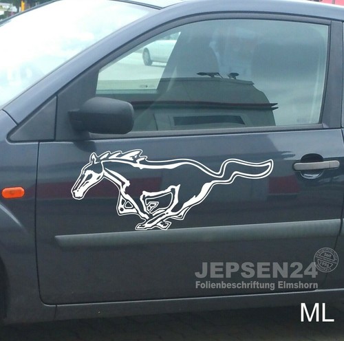 Mustang pferd autoaufkleber - 1,