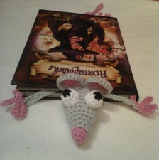 Leseratte Lesezeichen Buch