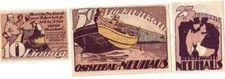3 Banknoten Notgeld Reutergeld