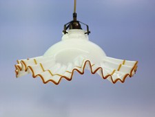 antike Lampe Glas Hängelampe