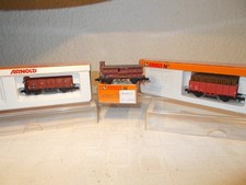 Arnold 4281 Verschlagwagen mit Brhs, 2 achsig, braun, Fehldruck, mit dem Schrift