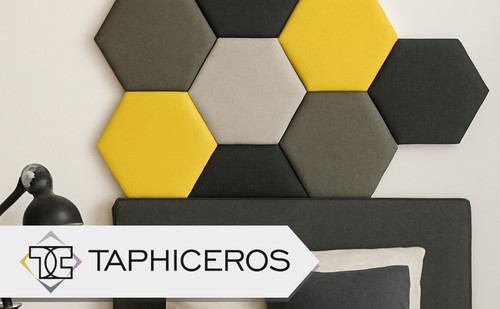 Hex wandpaneel polsterpaneel - hex,