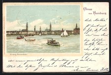 Lithographie Hamburg-Neustadt