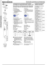 Schüco 279339 Treibriegelschloss für AP Schlösser selbstverriegelnd