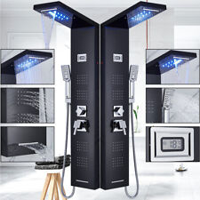 Edelstahl Schwarz Duschpaneel