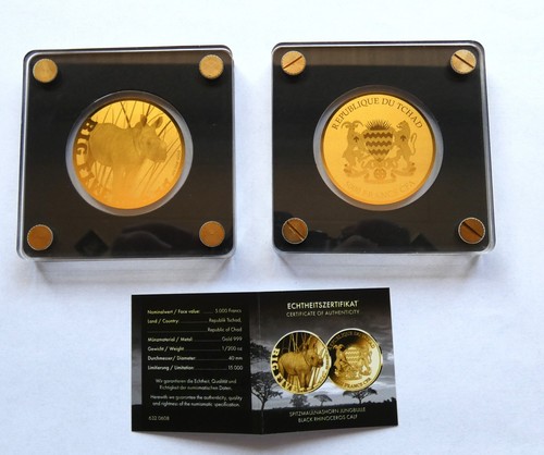 Tschad 5000 francs gold - tschad,