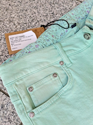 Damen jeans türkis neu - türkis,