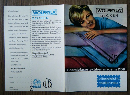 Werbeheft wolpryla decken - werbeheft,