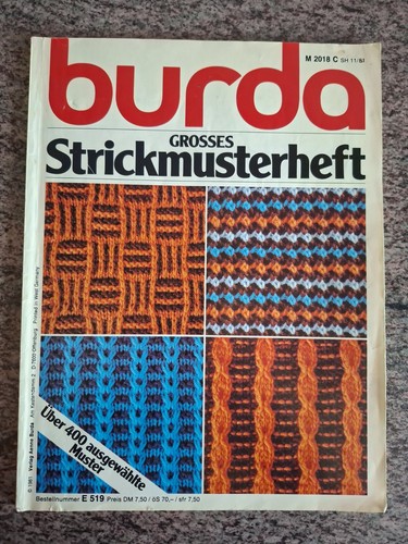 Burda großes strickmusterheft - burda,