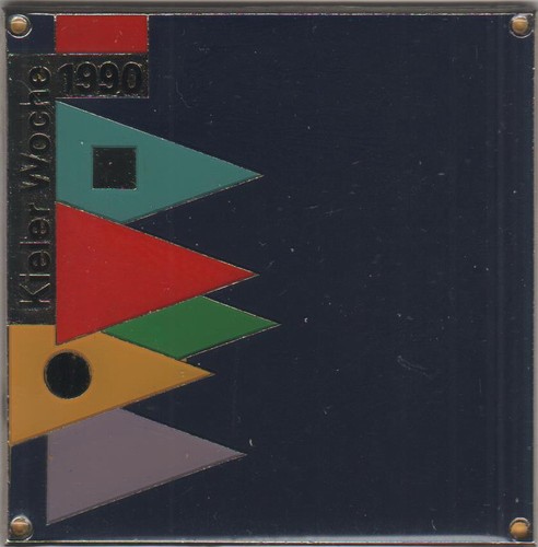 Kieler woche plakette 1990 - woche,