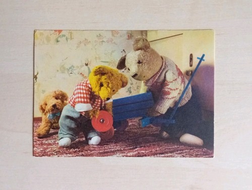 Teddy ddr alte postkarte - teddy,