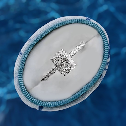 Eleganter 14k weißgold - 14k,