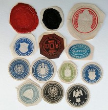 13x Siegelmarke Berlin