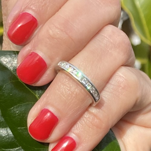 18k weißgold diamant - 18k,
