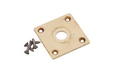 Aged Bone White Jackplate incl. screws "Art of Aging" Series fits Gibson®Guitars