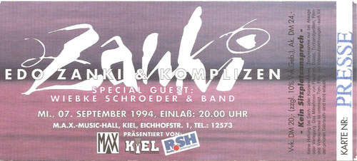 Edo zanki concert 1994 - ,