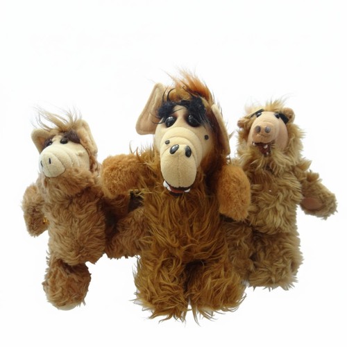 Alf stofftier vintage - 3x,