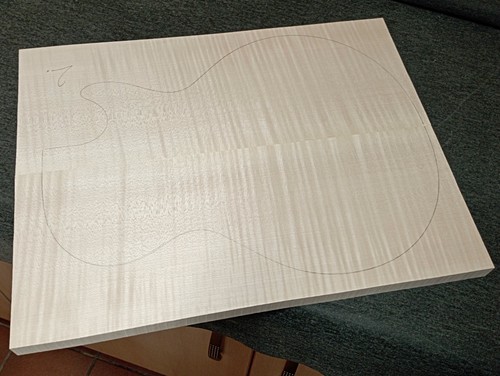 Flamed maple topset - flamed,