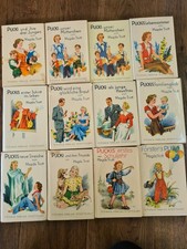 Magda Trott Pucki Bücher, 12 Stück, 50er/60er Jahre, Titania-Verlag