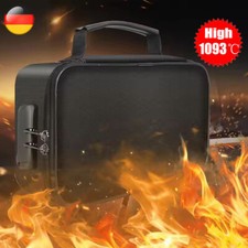 Feuerfeste Wasserdichte Dokumentenbox Dokumentenkassette Geldkassette 36x27x10cm