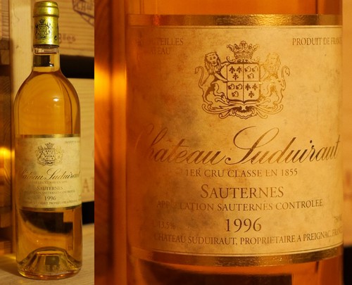 1996er chateau suduiraut - 1996er, de