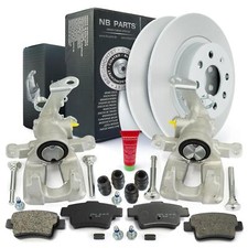 Bremsscheiben Bremsbeläge Bremssattel hinten für Abarth Fiat Grande Punto 199