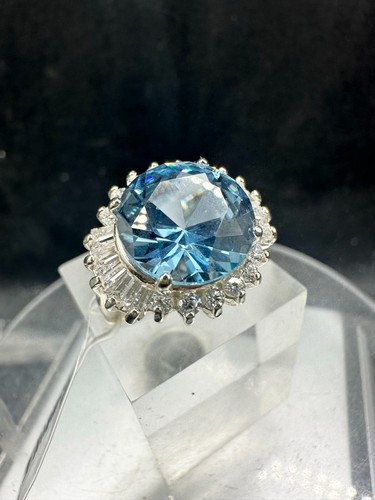 Sterling silber ring blautopas - sterling,