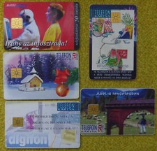 5 verschiedene leere