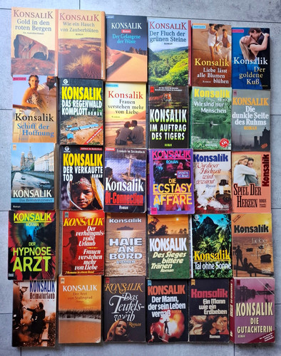 Bücher sammlung konsalik 30 - konsalik, /